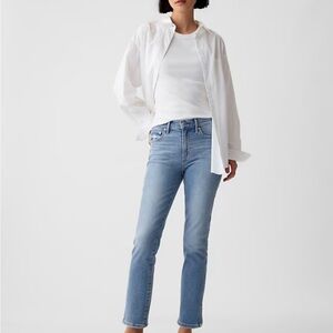 GAP Mid Rise Split-Hem Vintage Slim Jeans